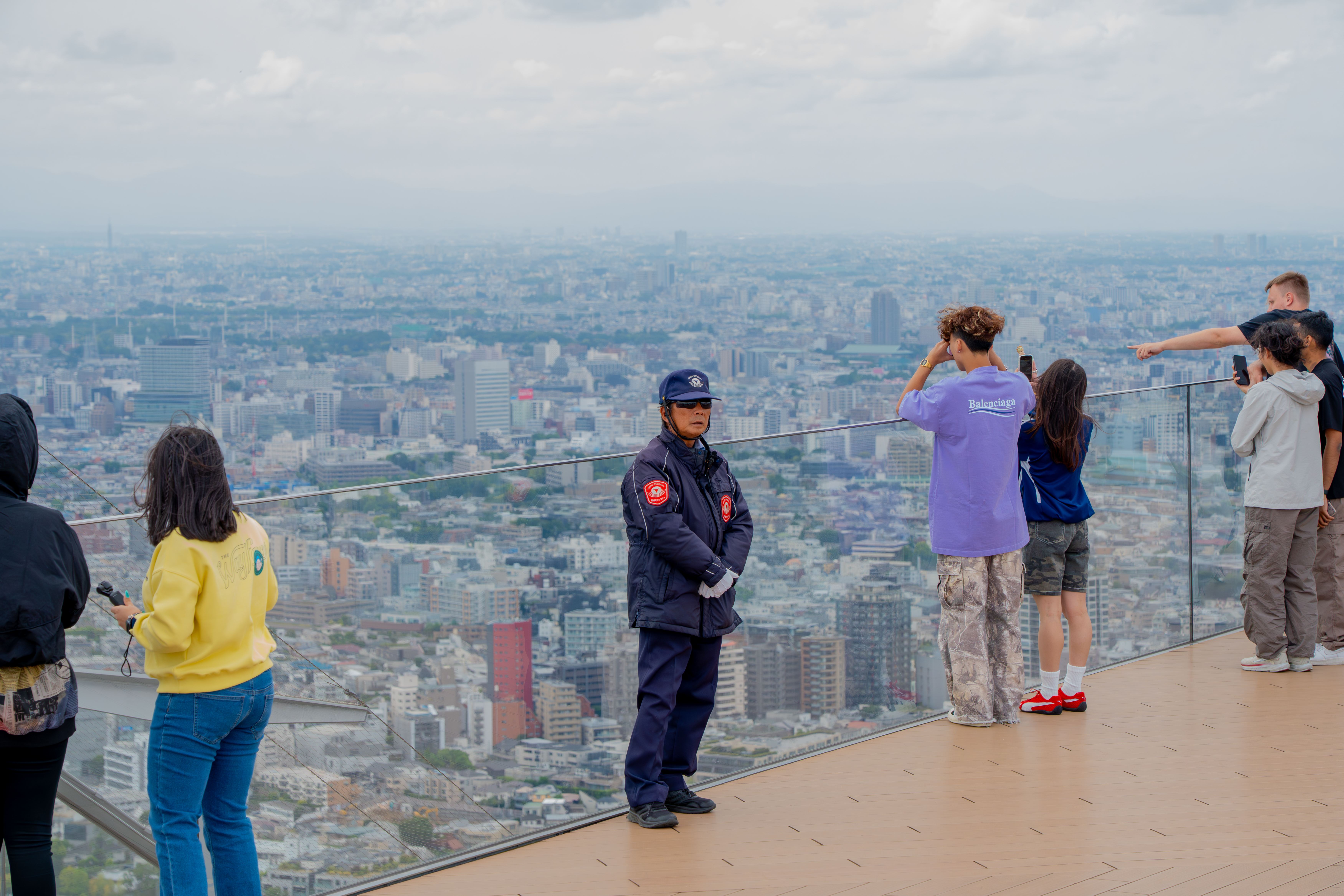 Tokyo sprawl from the Shibuya Sky observation deck